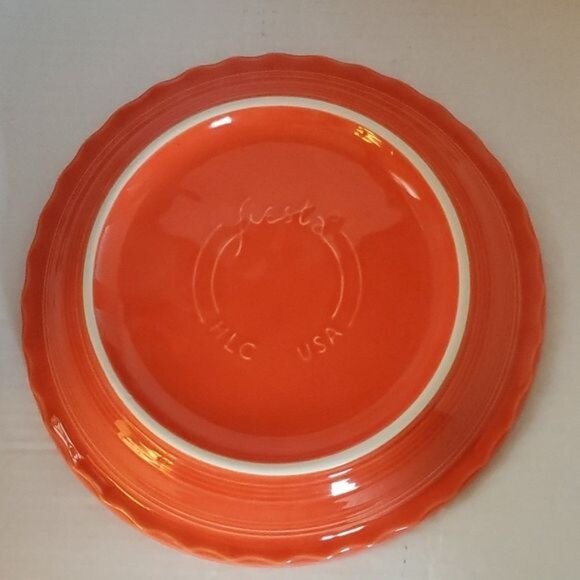 Fiestaware FIESTA CERAMIC Pie Plate Deep Dish Baker Baking Bake Bakeware Poppy - Picture 7 of 9